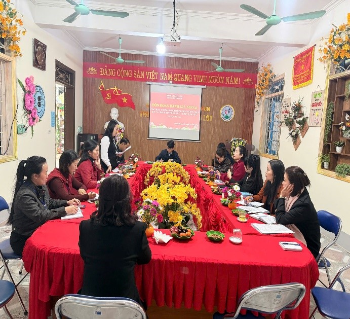 TRƯỜNG MN POM LÓT ĐÓN ĐOÀN ĐÁNH GIÁ NGOÀI VỀ KĐCLGD VÀ CN TRƯỜNG ĐẠT CHUẨN QUỐC GIA NĂM HỌC 2025-2026